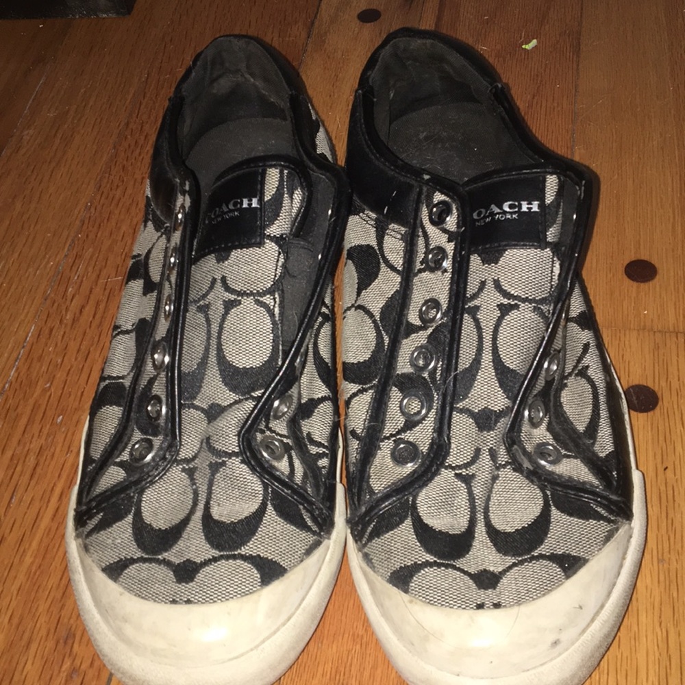 Coach slip on shoes